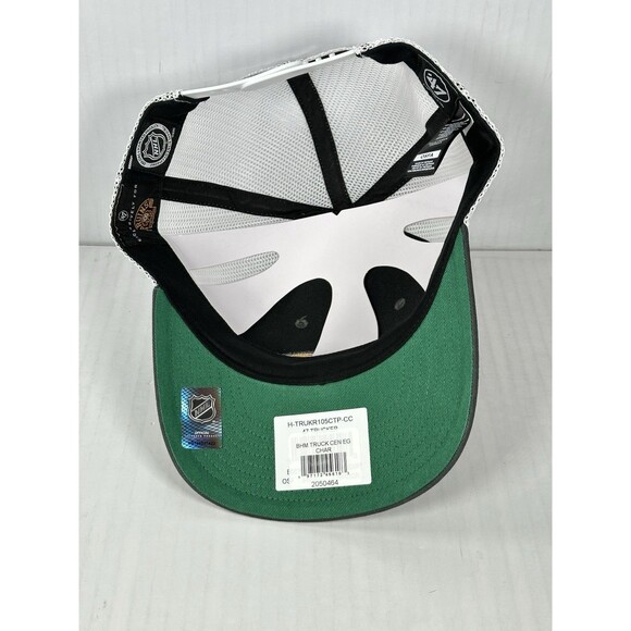 Boston Bruins 47 Brand Gray Trucker Adjustable Snapback Centennial 100th Hat Cap - Picture 5 of 5